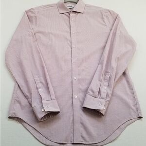 Calvin Klein Slim Fit Plaid Dress Shirt